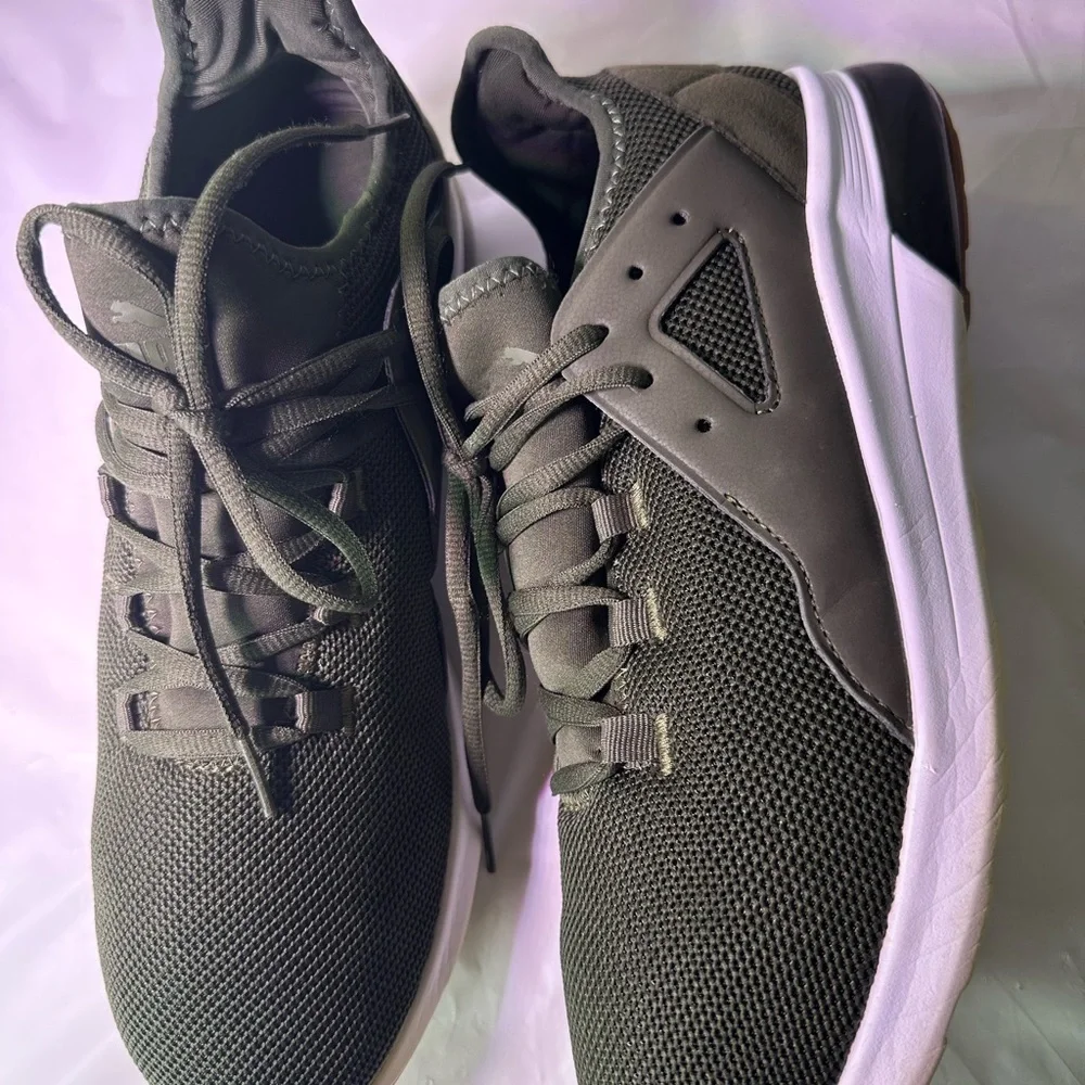 Puma Men's Olive Athletic Shoes